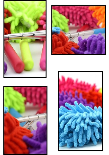 Teleskopik Mikrofiber Toz Alma Fırçası – Pratik Uzayabilen Tasarım Toz Fırçası fırsatları