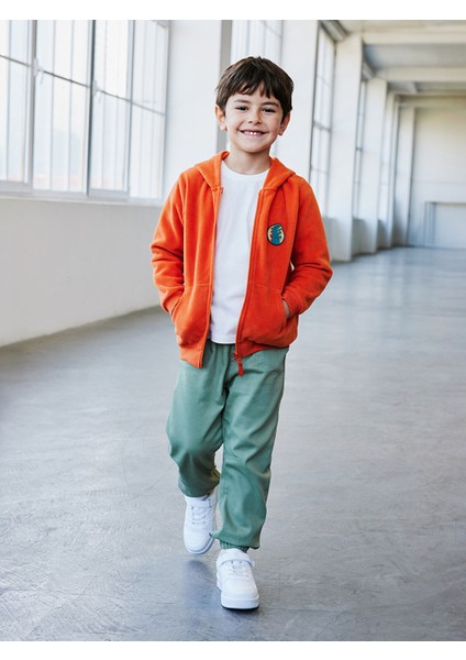 Yeni Sezon Beli Lastikli Erkek Çocuk Jogger Pantolon