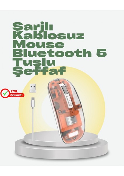 Geniş Uyumluluklu Kablosuz Fare – Windows, Mac, Linux Destekli