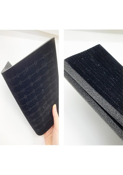 84 Lü Yüzük Floklu Süngeri Siyah 18 cm x 28.5 cm x 1.5 cm fiyatları