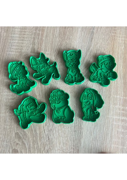 Pawpatrol Kurabiye Kalıbı 7'li Set