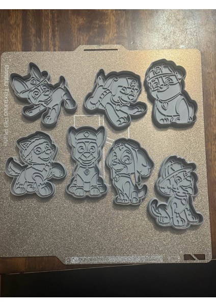 Pawpatrol Kurabiye Kalıbı 7'li Set modelleri