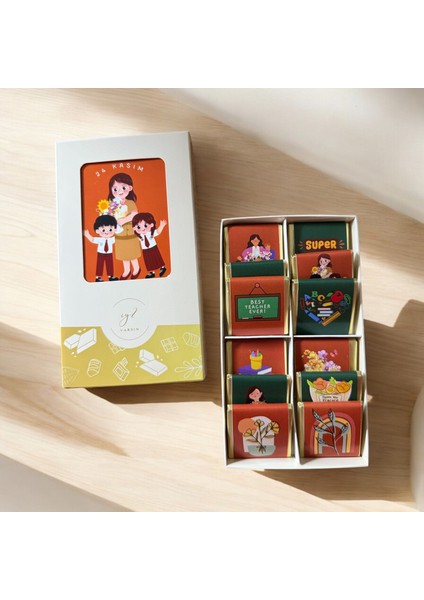 Öğretmenler Günü Hediye Seti - Öğretmenler Günü Çikolatası - Magnet