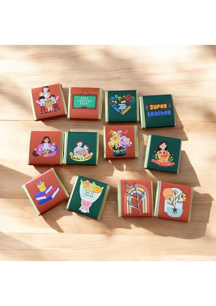 Öğretmenler Günü Hediye Seti - Öğretmenler Günü Çikolatası - Magnet modelleri