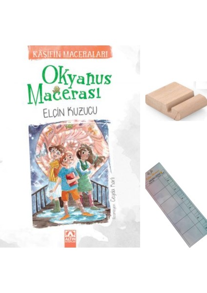 Kaşifin Maceraları - Okyanus Macerası / Elçin Kuzucu / 3. Sınıf / 8-9 Yaş Hikaye+Tablet Tutucu