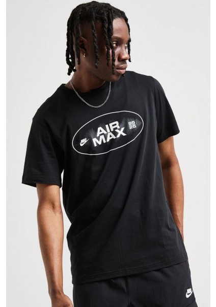Air Max Ss Tee Erkek Siyah Tişört