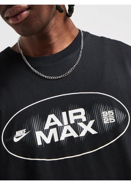 Air Max Ss Tee Erkek Siyah Tişört modelleri