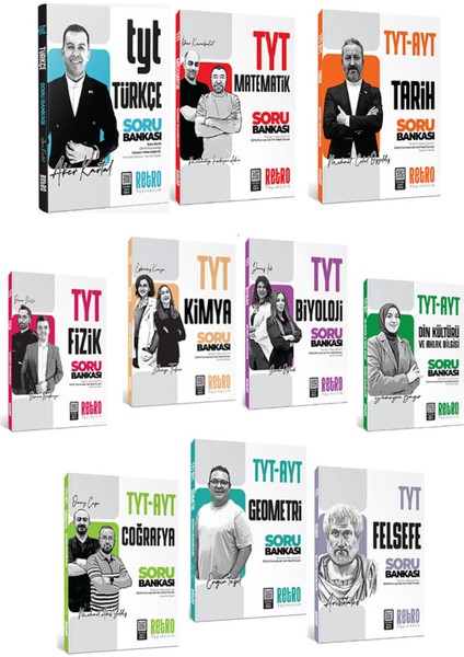 2026 Tyt Full Türkçe Matematik Tarih Coğrafya Geometri Fizik Kimya Biyoloji Din Felsefe Soru Bankası