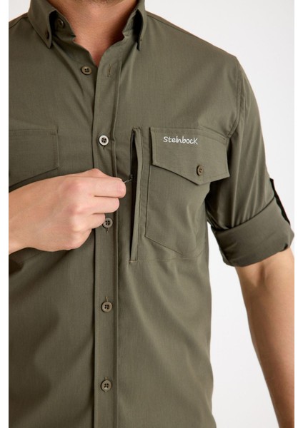 Q Steinbock Sithonia Erkek Outdoor Gömlek Xl - Haki indirimleri