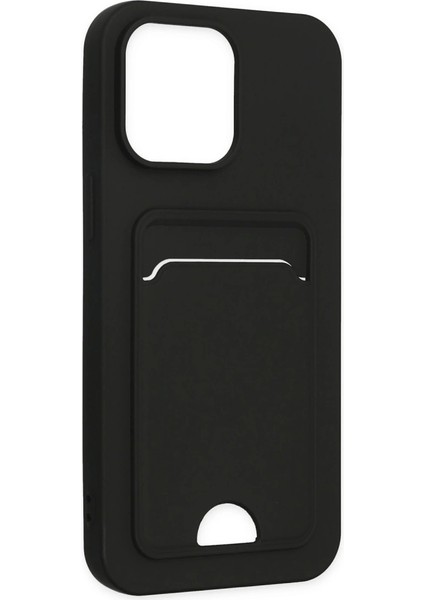 Iphone 14 Pro Kılıf Kelvin Kartvizitli Silikon - Siyah modelleri