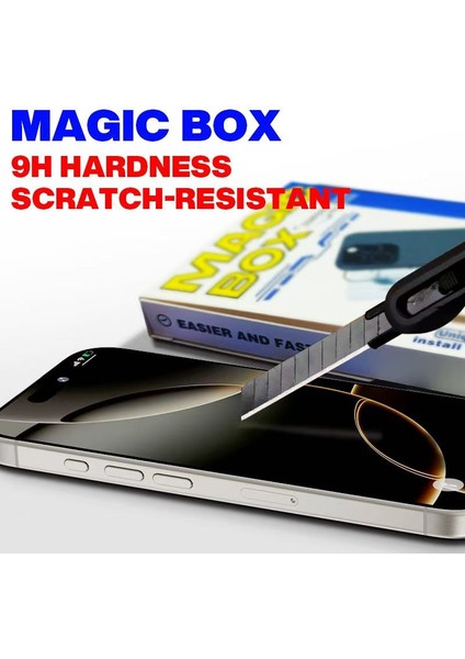 iPhone 17 Premium Quality Hd+ Glass Uygulama Aparatlı Tam Ekran Koruyucu Kırılmaz Cam fırsatları