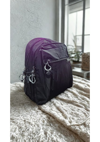 Bayan Siyah Paraşüt Model Sırt Çantası fiyatları