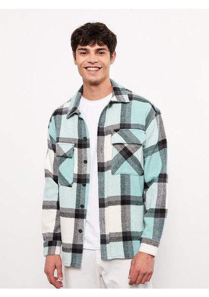 Yeni Sezon Rahat Kalıp Uzun Kollu Ekose Erkek Oduncu Gömlek Ceket fiyatları
