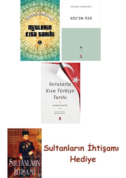 Mitlerin Kısa Tarihi + Söz'ün Özü + Sorularla Kısa Türkiye Tarih... + Sultanların Ihtişamı
