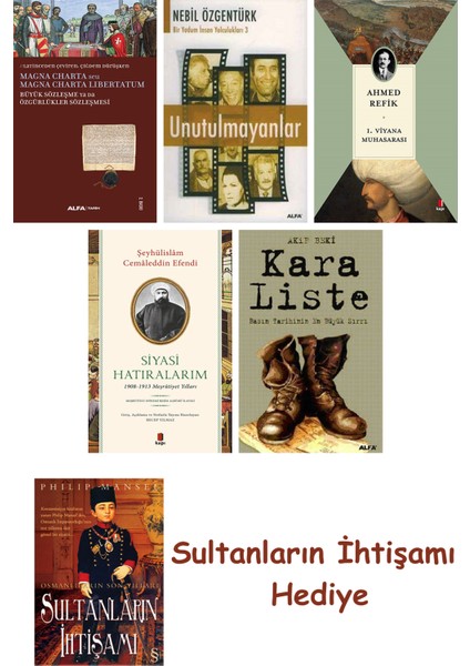 Büyük Sözleşme Ya Da Özgürlükler Sözleşmesi + Unutulmayanlar + 1... + Sultanların Ihtişamı
