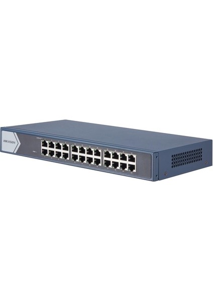 Hıkvısıon DS-3E0524-E(B) 24 Port Gıgabıt Yonetılemez Swıtch