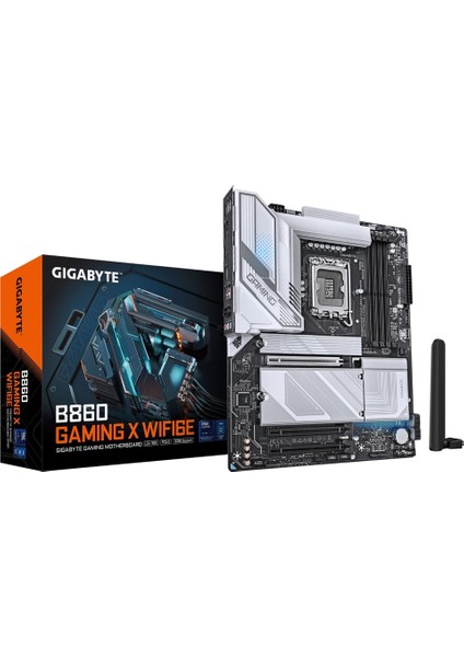 Gıgabyte B860-GAMING-X-WIFI6E 4x Ddr5 Dp/hdmı/type-C 3x M.2 Usb3.2 1851P Anakart