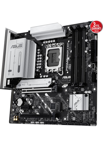 Asus Prıme B860M-A Wıfı 4x Ddr5 Dp/hdmı 2x M.2 1x 2.5glan/wıfı/bt Usb3.2 1851P Anakart fırsatları