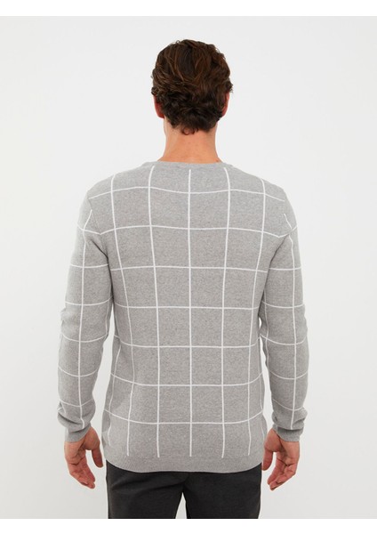 Yeni Sezon Bisiklet Yaka Uzun Kollu Erkek Triko Kazak Baba Oğul Kombini indirimleri