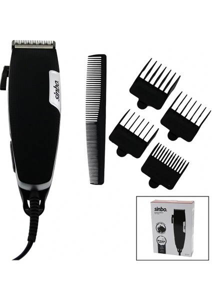 Ieg® Kablolu Fi̇şli̇ Saç Sakal Kesme Traş Maki̇nesi̇ Kollu Tarak Ayari SHC-1901 (4887)