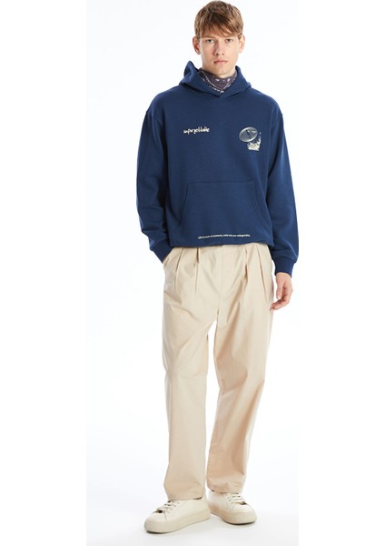 Yeni Sezon Uzun Kollu Baskılı Erkek Kalın Hoodie fiyatları