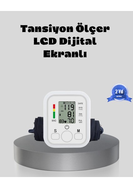 Üst Koldan Ölçüm Dijital Tansiyon Aleti – Ihb Aritmi Uyarılı ve Çift Hafız - I67H00N9-5A7