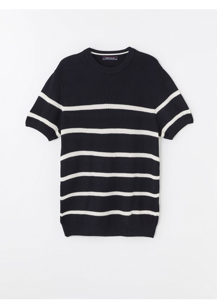 Yeni Sezon Bisiklet Yaka Kısa Kollu Çizgili Erkek Triko Kazak indirimleri