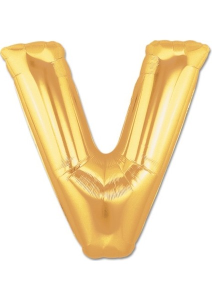 Altın Sarısı Folyo Harf Balon 1 Metre