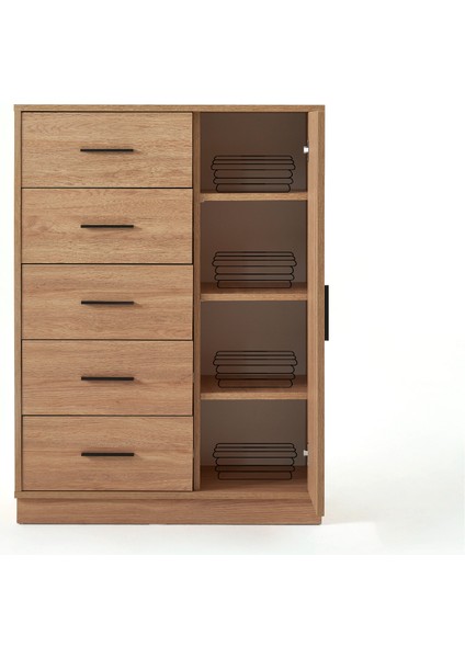 Bade Çekmeceli Raflı Şifonyer Çok Amaçlı Dolap fiyatları