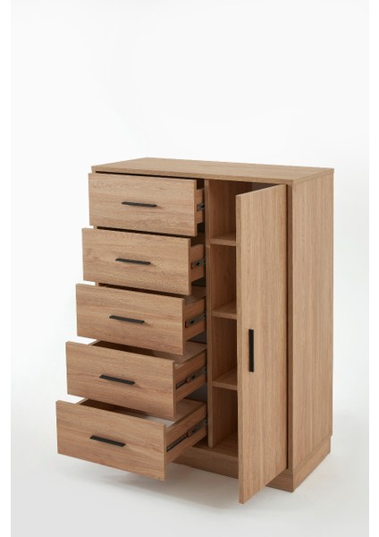 Bade Çekmeceli Raflı Şifonyer Çok Amaçlı Dolap indirimleri