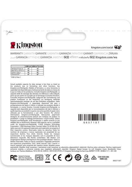 Kıngston Exodıa Datatraveler 256GB USB 3.2 Flash Bellek DTX/256GB fırsatları