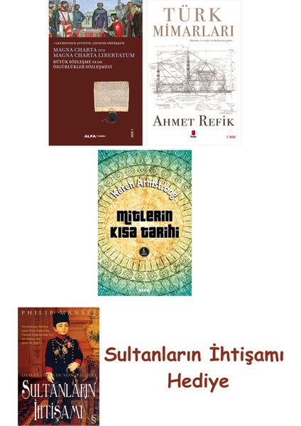 Büyük Sözleşme Ya Da Özgürlükler Sözleşmesi + Türk Mimarları + M... + Sultanların Ihtişamı