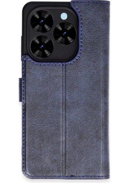 Tecno Spark Go 2024 Kılıf Trend S Plus Kapaklı Kılıf - Lacivert