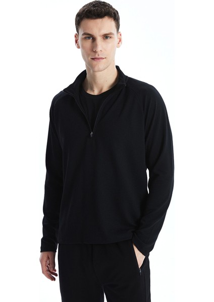 Yeni Sezon Dik Yaka Erkek Sweatshirt