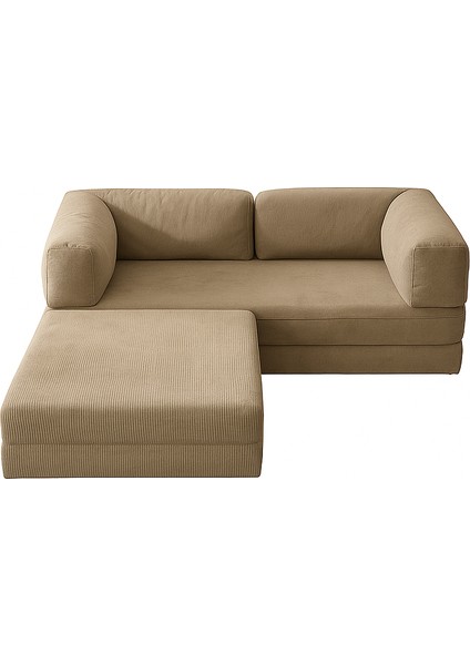 Yeny Fitilli Kadife | Köşe Koltuk | 160X160 Köşe Takımı | Modüler Köşe Takımı | Yataklı L Koltuk | Fitilli Kadife modelleri