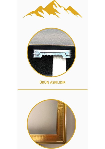 Dijital Kumaş Baskılı Dekoratif Çerçeveli Tablo TBL0001 modelleri