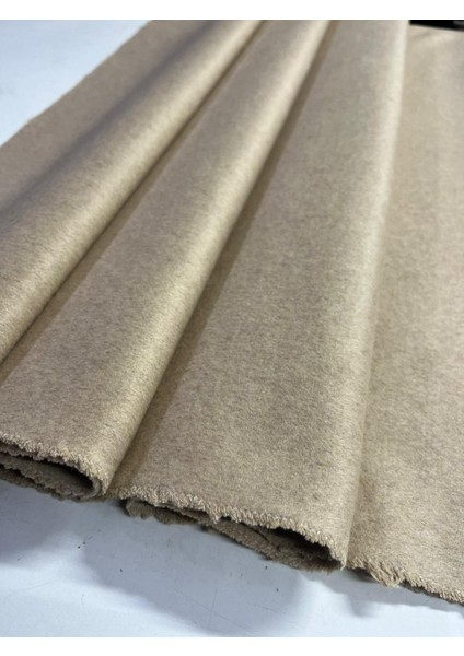 Ithalyan Yün Kaşmir Kumaş Kum Beji Renk Ceket Kaban Giyim Kumaş- Metrelik Çift En 150 cm fiyatları