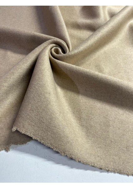 Ithalyan Yün Kaşmir Kumaş Kum Beji Renk Ceket Kaban Giyim Kumaş- Metrelik Çift En 150 cm modelleri