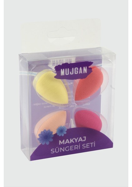 Lvsqvr 4 Adet Yumurta Minik Makyaj Süngeri-Renkli modelleri