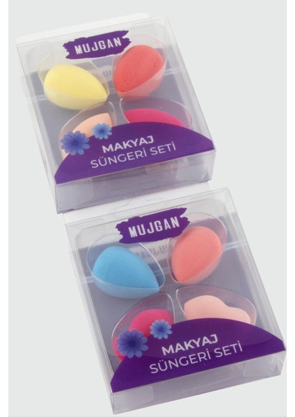 Lvsqvr 4 Adet Yumurta Minik Makyaj Süngeri-Renkli fırsatları