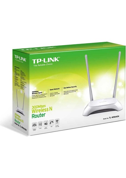 Tp-Lınk TL-WR840N 300MBPS 4port 2 Anten 2.4ghz Indoor Router fırsatları