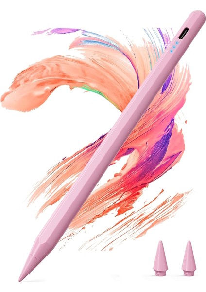 Ipad A16 Air 6/7/8/9/10/11/12. Nesil Avuç Içi Red Palm Rejection Tablet Kalemi Stylus Yazı Çizim Pen