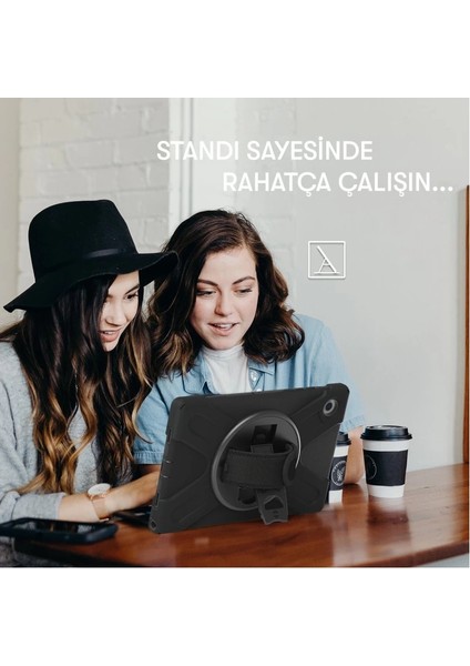 Lenovo Tab M10 TB328FU Kılıf Amazing Tablet Kapak - Siyah fırsatları