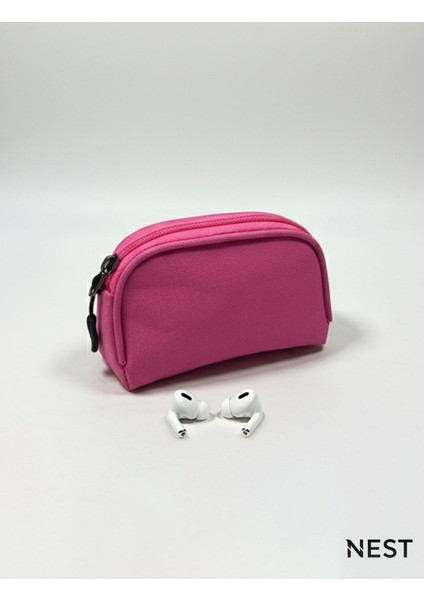 Pembe Renk Makyaj Çantası, Bozuk Para Çantası, Takı Çantası fiyatları