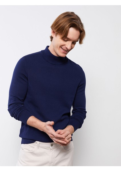 Yeni Sezon Balıkçı Yaka Uzun Kollu Erkek Triko Kazak modelleri