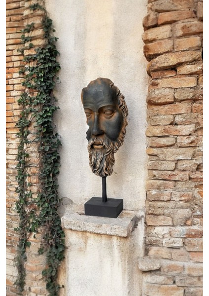 Dekoratif Erkek Yüz Biblo