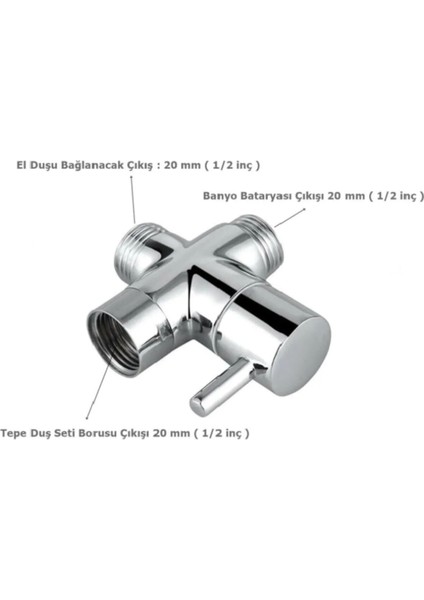 Tepe Yağmurlama Duş Seti Robotu Su Yönlendiricisi Pirinç Malzeme fiyatları