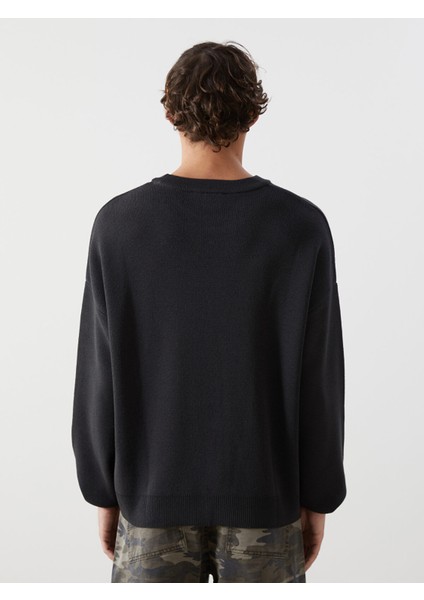 Yeni Sezon Bisiklet Yaka Erkek Triko Kazak fırsatları