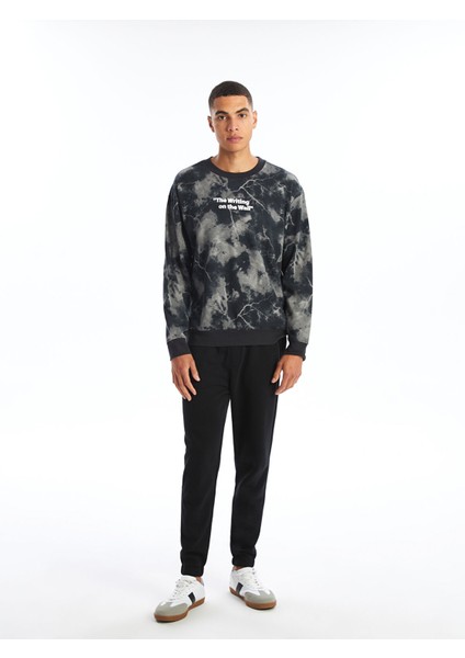 Yeni Sezon Bisiklet Yaka Uzun Kollu Baskılı Erkek Sweatshirt fiyatları