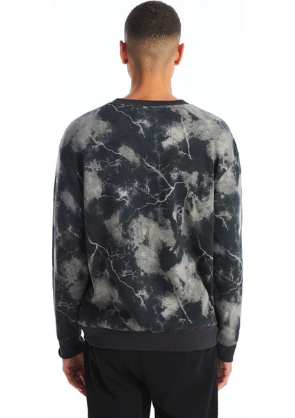 Yeni Sezon Bisiklet Yaka Uzun Kollu Baskılı Erkek Sweatshirt fırsatları